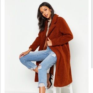 Oversized Teddy Faux Fur Coat
